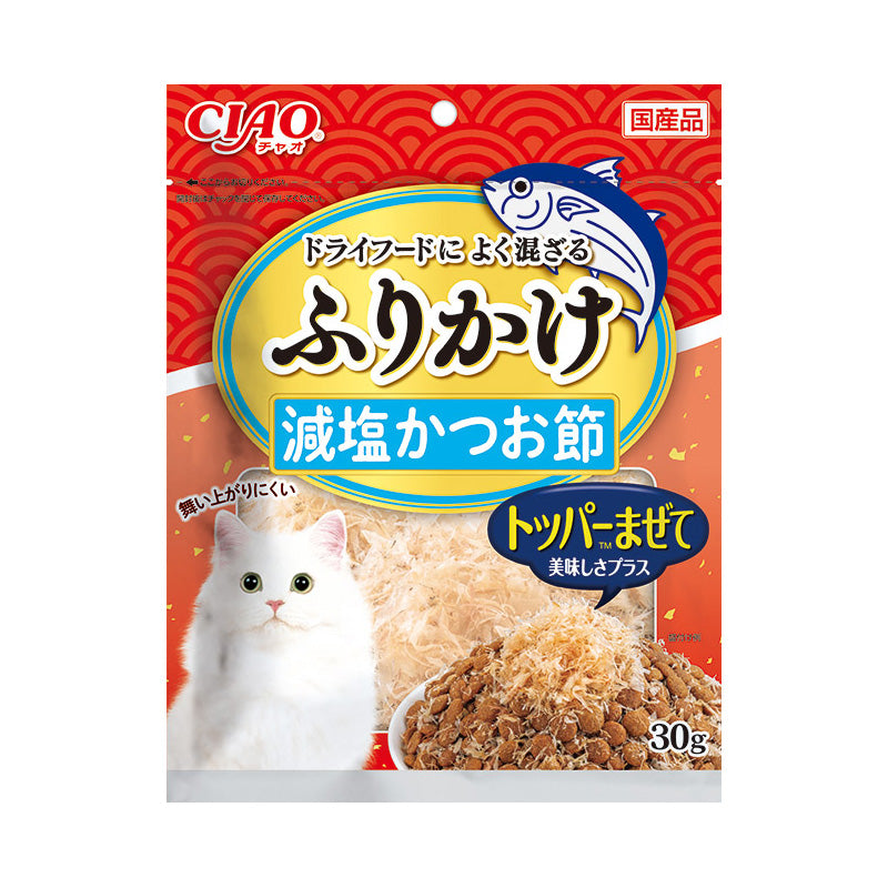 日本CIAO 猫咪减盐鲣鱼拌饭小碎片 30g