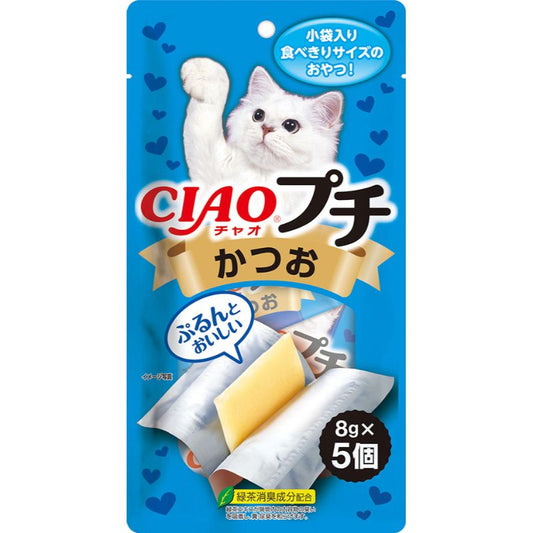 日本CIAO 猫咪肉冻薄片鲣鱼口味 4入