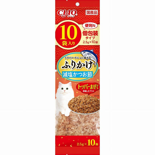 CIAO 猫咪低盐拌饭鲣鱼片 2.5gX10袋