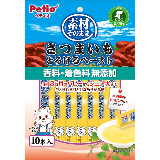 Petio 犬用无添加红薯泥 10入