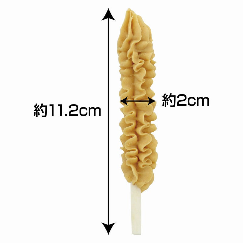 日本Petio 犬用鸡肉牛皮磨牙搅打棒 3入 粉