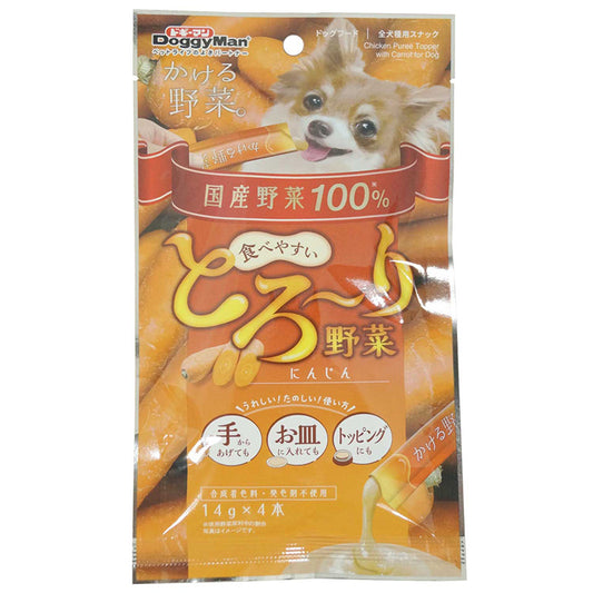 日本Doggyman 犬用有机胡萝卜泥 4入