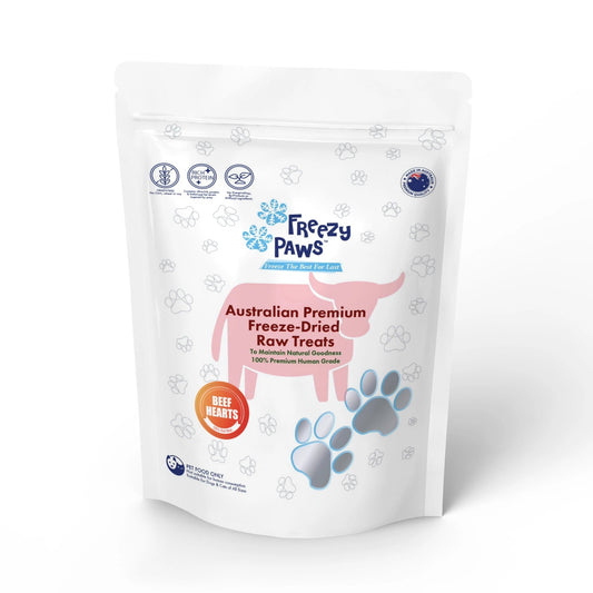 澳洲Freezy Paws 犬猫通用冻干牛心 100g