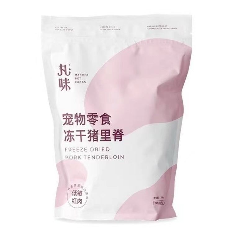 国产丸味 犬猫通用冻干猪里脊 70g