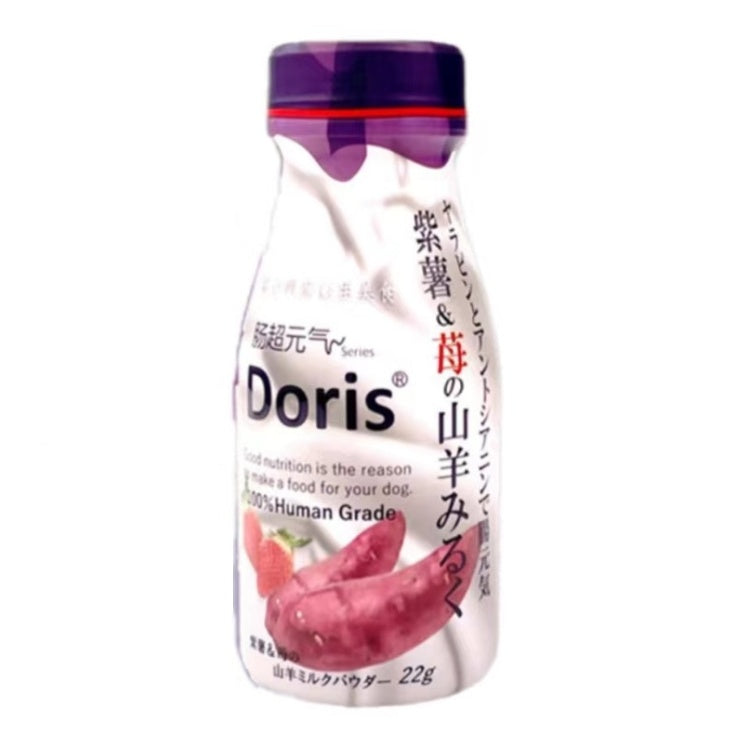 日本Doris 犬猫通用 即饮山羊奶紫薯和草莓22g