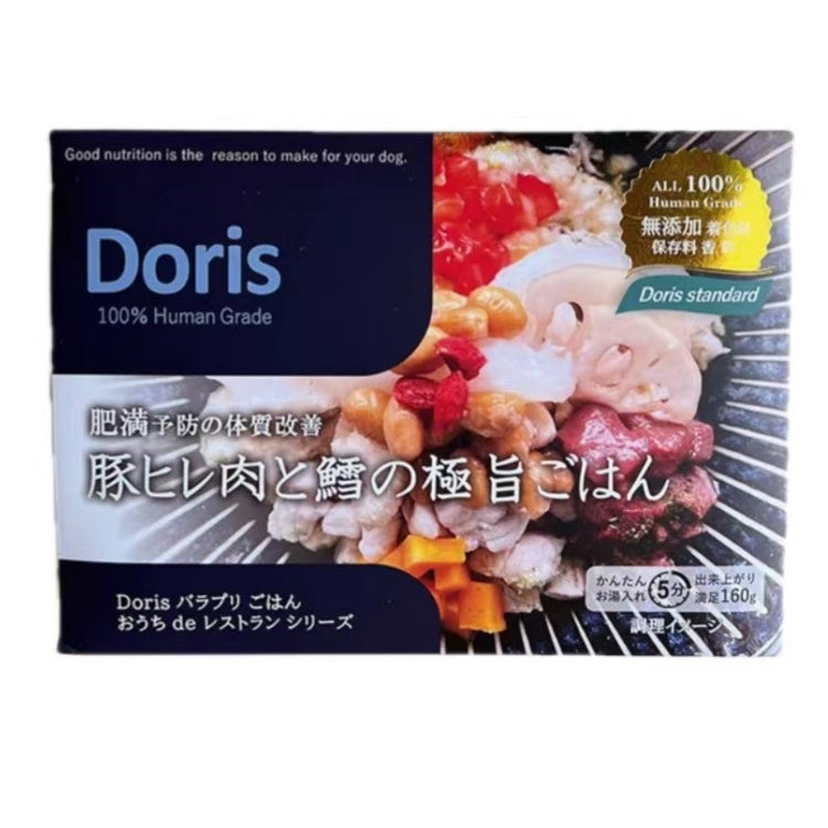 日本Doris 犬猫通用 营养拌饭猪里脊肉和鳕鱼60g【预防肥胖】