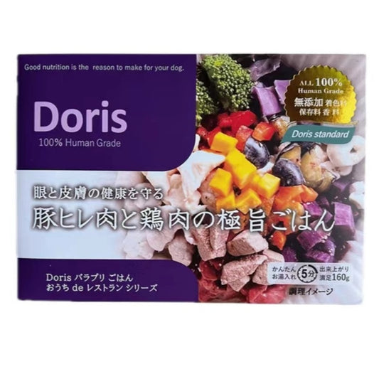 日本Doris 犬猫通用 营养拌饭猪里脊肉和鸡肉60g【护眼护肤】