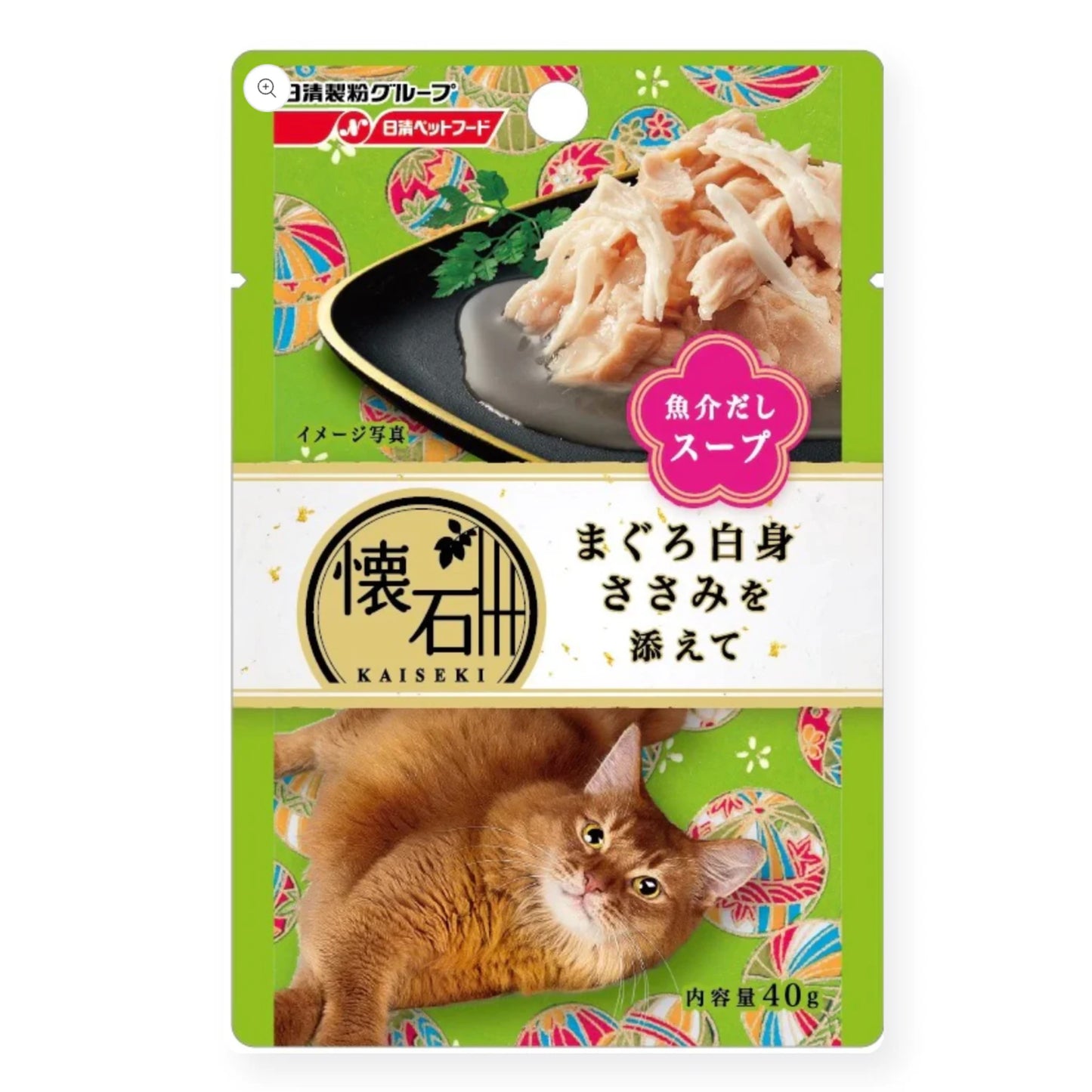 日本怀石 猫咪金枪鱼蒸煮餐包 40g