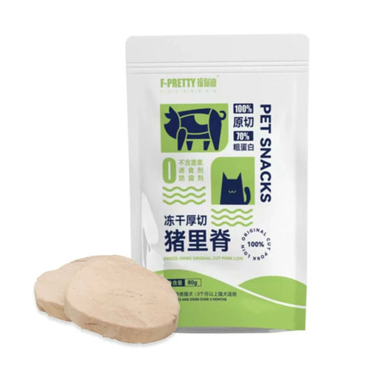 福佩迪 犬猫通用训练猪里脊冻干 80g