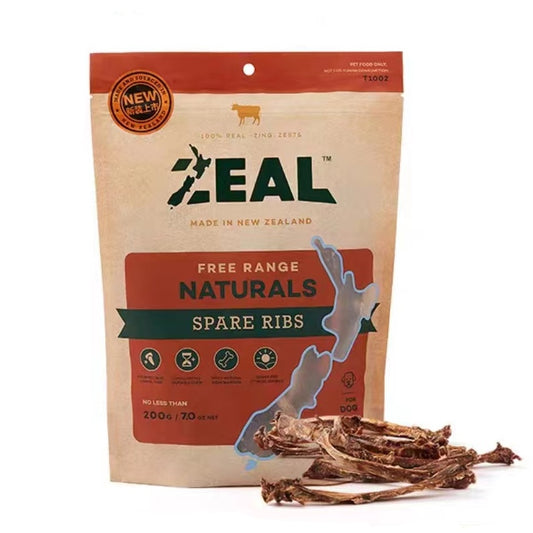 新西兰ZEAL 犬猫通用磨牙零食小牛肋骨200g-500g 多规格