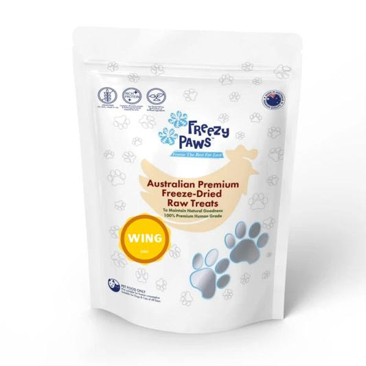 澳洲Freezy Paws 犬猫通用冻干磨牙鸡翅 100g