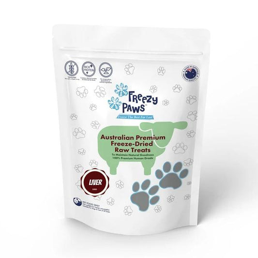 澳洲Freezy Paws 犬猫通用羊肝冻干 100g